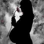 pregnant_silhoutte_with_flower
