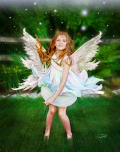 fairygirl with angel wings